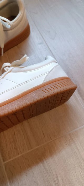Zapatos cordones beige 40