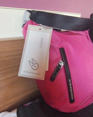 Bolso bandolera Mandarina Duck rosa
