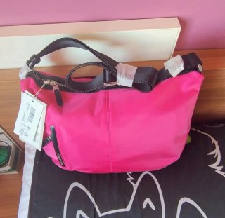 Bolso bandolera Mandarina Duck rosa