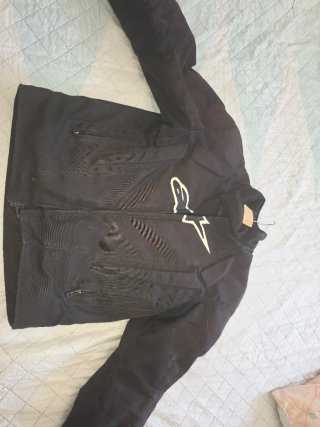Chaqueta de moto Alpinestars negra