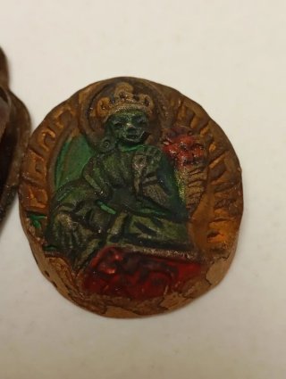 Relicario y amuleto tibetanos siglo XIX