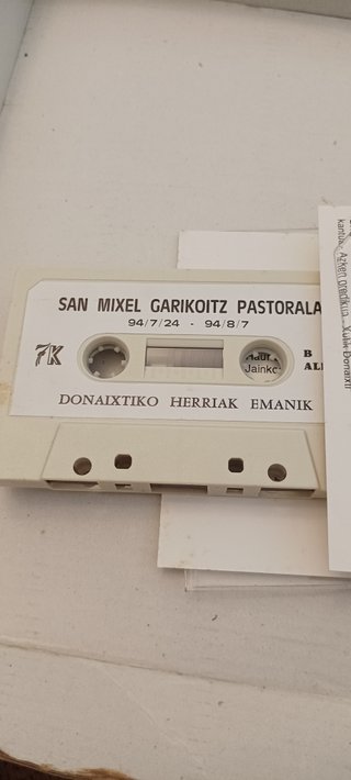 Casete San Mixel Garikoitz Pastorala 1994