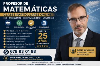 Profesor de Matemáticas Online | ESO, Bachillerato