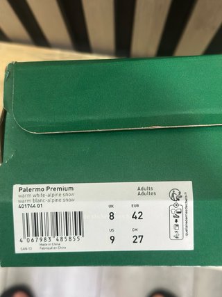 Zapatillas Puma Palermo Blancas Goma Marrón