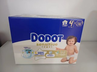 Caja pañales Dodot Sensitive T4 (70 uds)