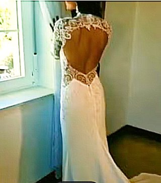 Vestido de Novia Encaje Talla XS/S