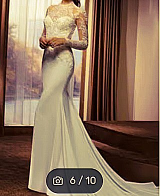 Vestido de Novia Encaje Talla XS/S