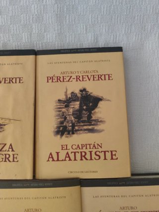 Lote libros del capitan Alatriste
