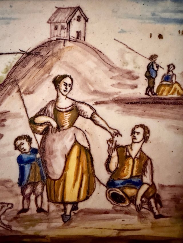 Azulejo de Alcora S. XVIII