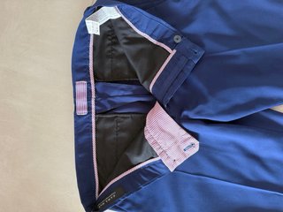 Traje azul Zara