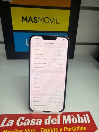 iPhone 13 Pro Max 128GB Gris como nuevo