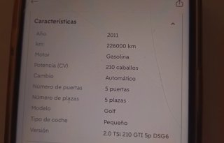 Volkswagen Golf 6 2011. Telefono 606991564