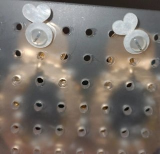 Orecchini pendenti perle e strass oro