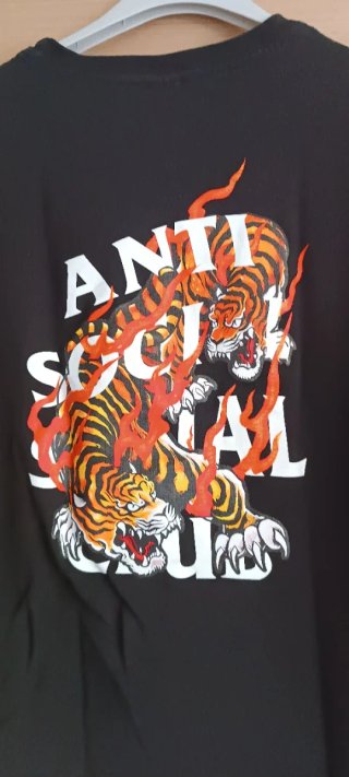 Camiseta Negra Anti Social Club