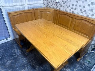 Juego de comedor de madera