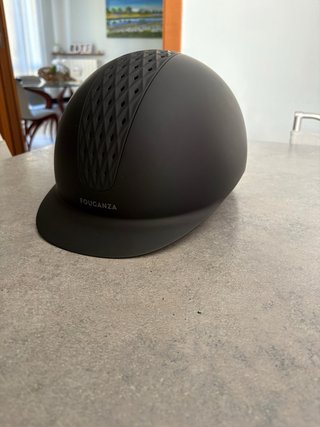 Casco Equitazione Fouganza 520 Nero Opaco