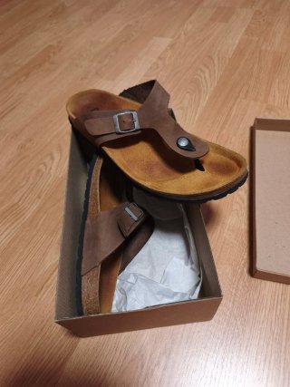 Sandalias de piel Goobs para caballero