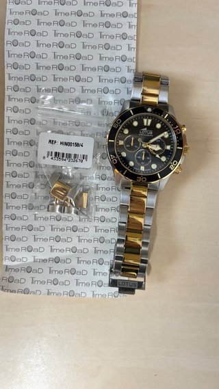 Reloj Lotus Hombre Oro y Plata