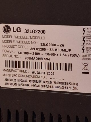 Televisor LG 32LG2200