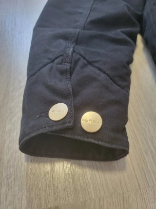 Chaqueta Carhartt Negra con Borrego