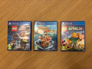 Lote juegos aventuras y plataformas PS4
