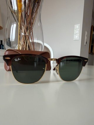 Gafas Ray-Ban Clubmaster Marrón y Dorado