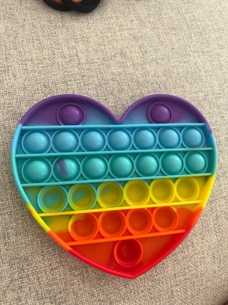 Popit Corazón Arcoíris