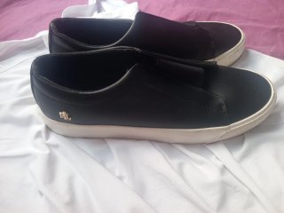 Zapatos Ralph Lauren Negros y Blancos