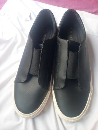 Zapatos Ralph Lauren Negros y Blancos