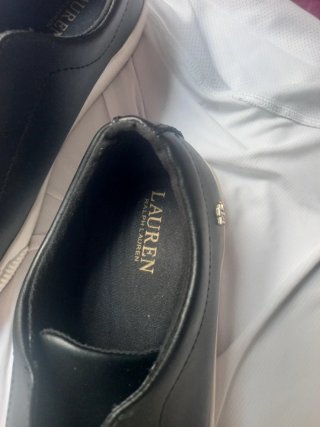 Zapatos Ralph Lauren Negros y Blancos