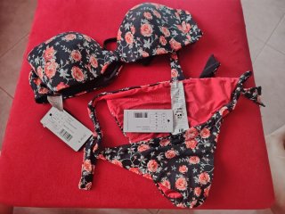 Costume da bagno donna floreale M