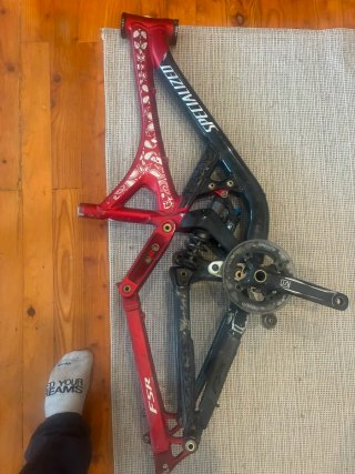 Cuadro Specialized FSR Rojo y Negro