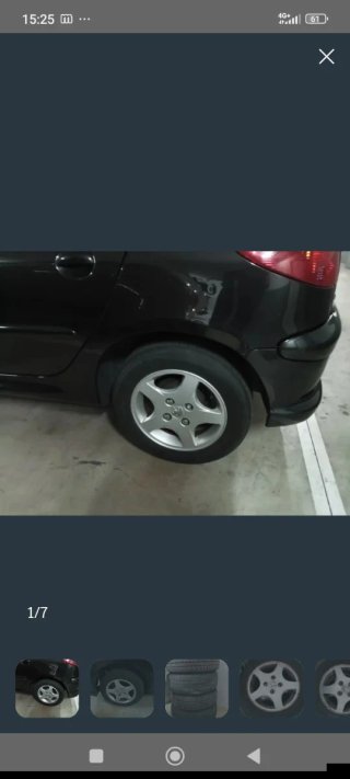 2 ud Llantas Peugeot 206 Gomas 50%