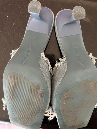 Sandalias Stradivarius Denim Tacon Fino