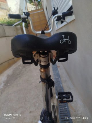 Bicicleta Brompton plegable