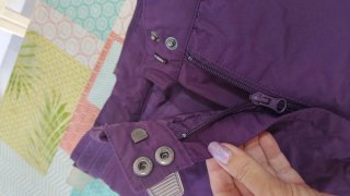 Pantalón de Nieve Mujer Morado