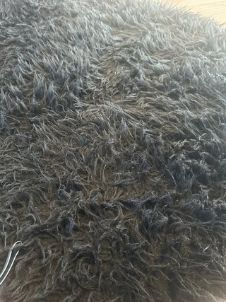Alfombra Ikea Pelo Largo Edición Limitada Negra