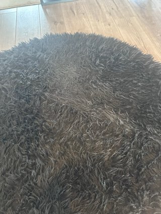 Alfombra Ikea Pelo Largo Edición Limitada Negra