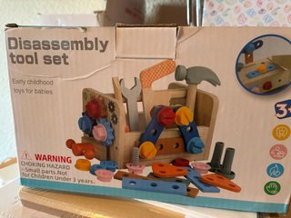 Juego de herramientas de madera para bebés