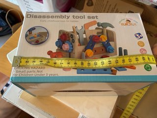 Juego de herramientas de madera para bebés