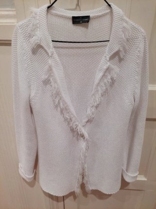 Chaqueta punto Roberto Verino flecos M