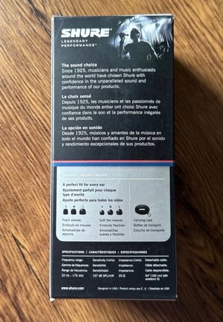 Shure SE215 PRECINTADOS