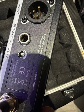 Micrófono Shure SM58 Inalámbrico Negro