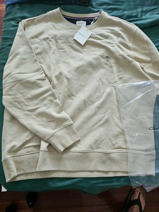 Sudadera Gant Beige Talla 5XL