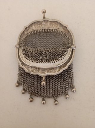 Monedero Plata 925 Siglo XIX