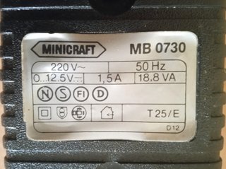 Transformador Minicraft MB 0730