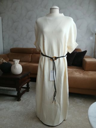 Vestido Zara Beige Talla M