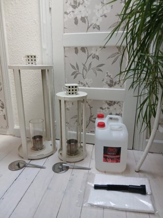 Lámparas Chimenea Bioetanol Set