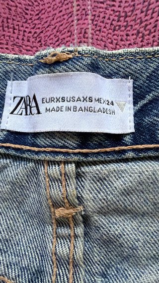 Falda larga vaquera Zara