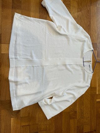 Blusa blanca de mujer talla L nueva sin utilizar